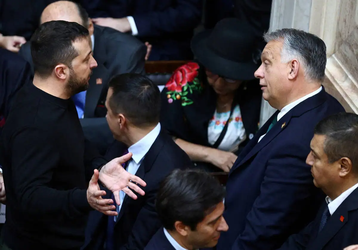 Zelenski y Orbán conversaron en Buenos Aires durante la toma de posesión de Milei