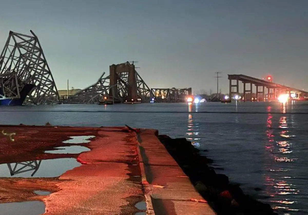 Una carga de chocha con el puente alcalde de Baltimore hoy: posibles muertes y la última hora de la captura de las víctimas, en vivo
