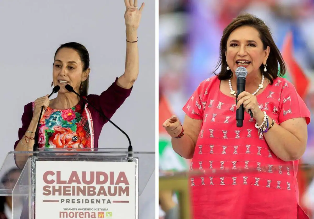Claudia Sheinbaum y Xóchitl Gálvez