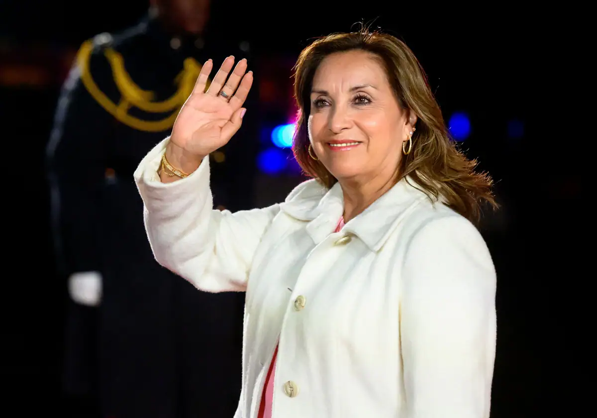 La presidenta de Perú, Dina Boluarte.