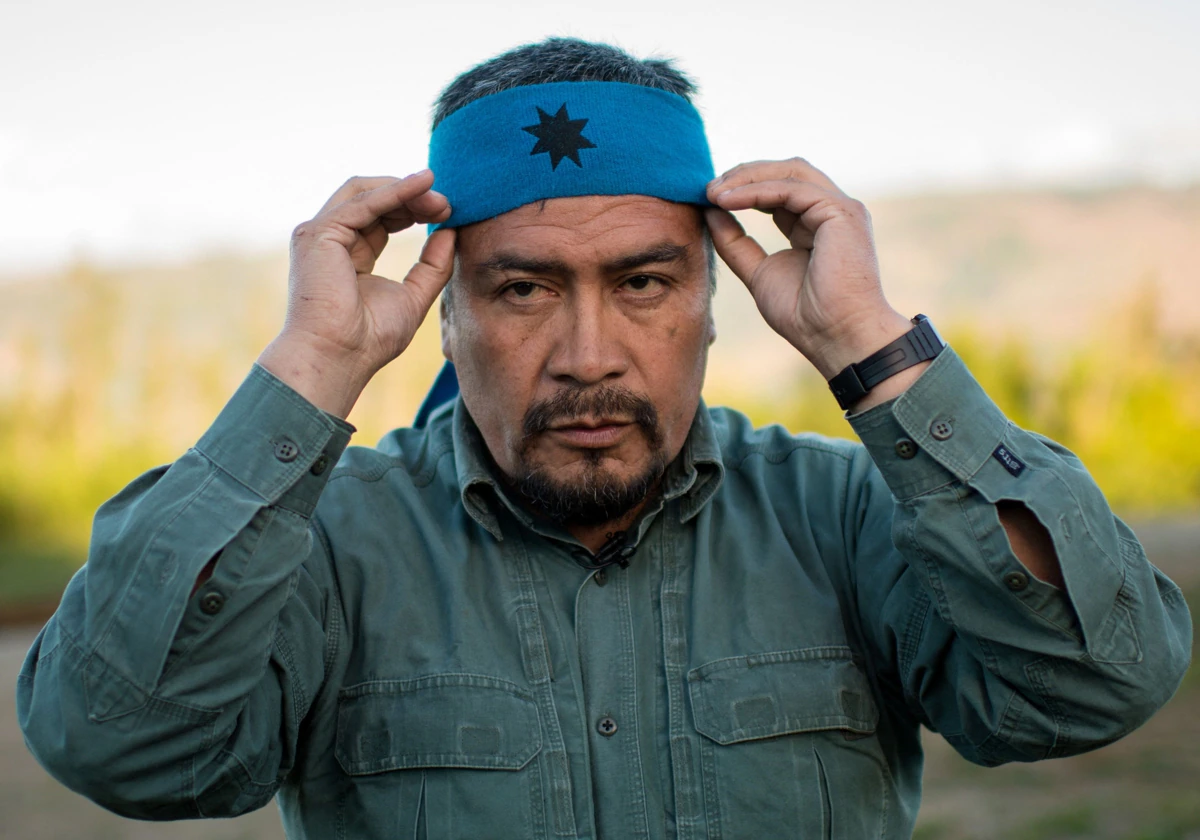 Héctor Llaitul, uno de los cabecillas radicales mapuche