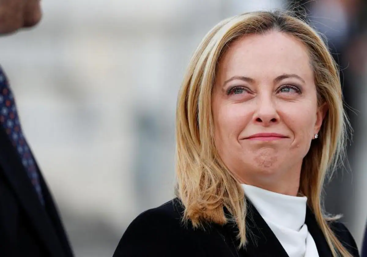La primera ministra italiana, Giorgia Meloni